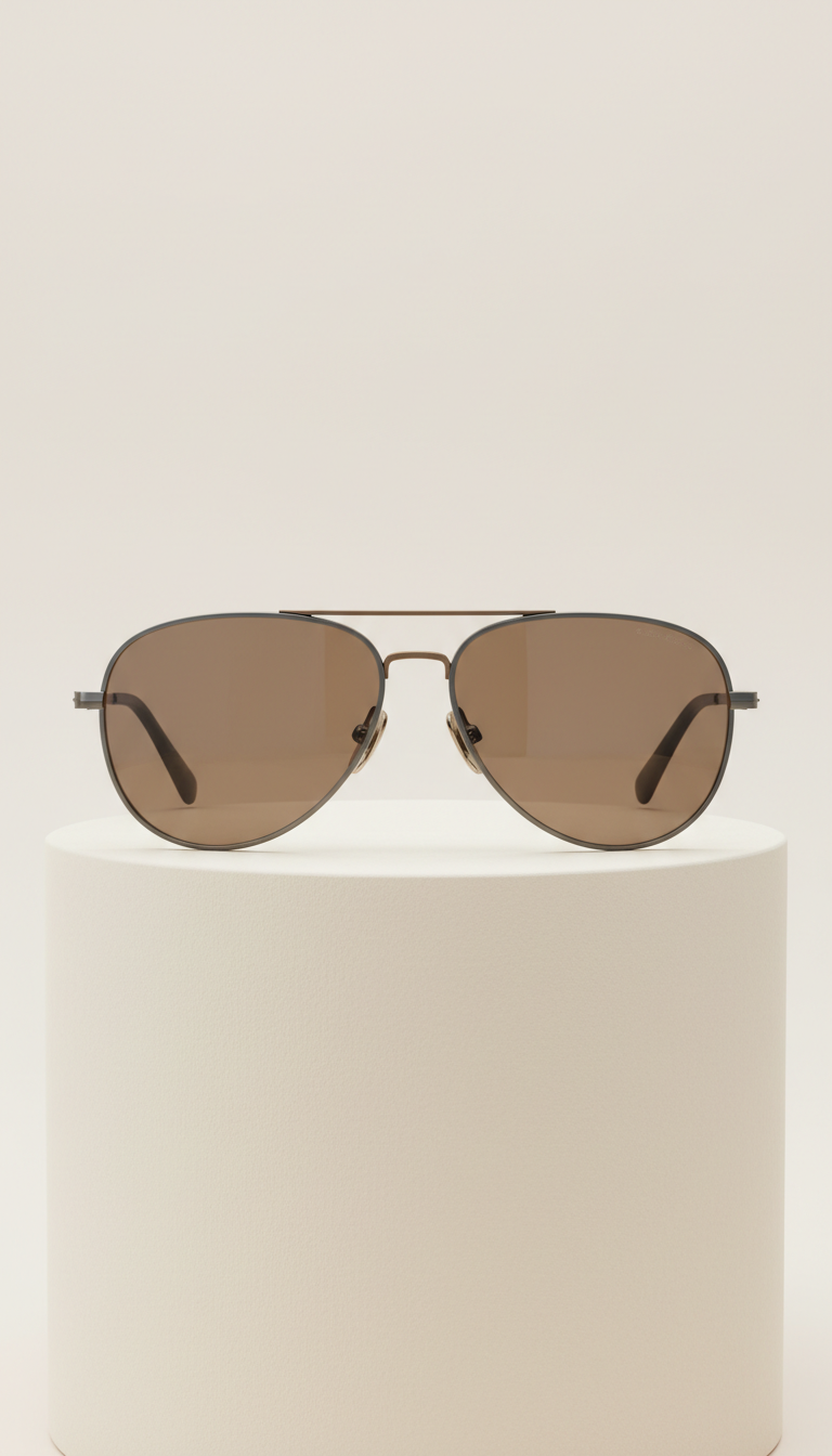Titanium sunglasses frame